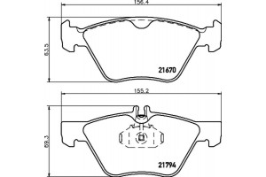 Don Σετ τακάκια, Δισκόφρενα - PCP1131