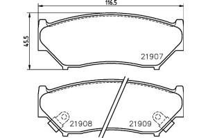 Don Σετ τακάκια, Δισκόφρενα - PCP1380