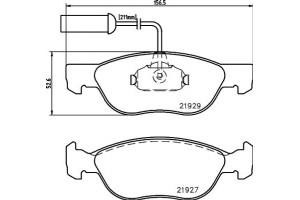 Don Σετ τακάκια, Δισκόφρενα - PCP1543