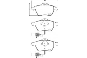 Don Σετ τακάκια, Δισκόφρενα - PCP1038