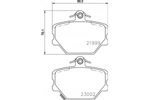 Don Σετ τακάκια, Δισκόφρενα - PCP1105