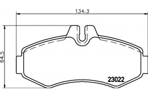Don Σετ τακάκια, Δισκόφρενα - PCP1655