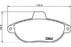 Don Σετ τακάκια, Δισκόφρενα - PCP1317