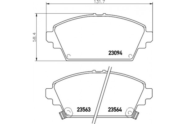 Don Σετ τακάκια, Δισκόφρενα - PCP1246