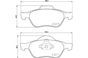 Don Σετ τακάκια, Δισκόφρενα - PCP1346