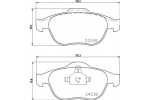 Don Σετ τακάκια, Δισκόφρενα - PCP1368