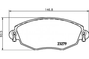 Don Σετ τακάκια, Δισκόφρενα - PCP1068