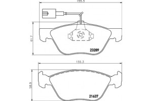 Don Σετ τακάκια, Δισκόφρενα - PCP1325