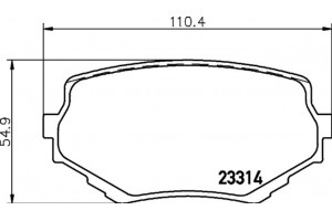 Don Σετ τακάκια, Δισκόφρενα - PCP1276