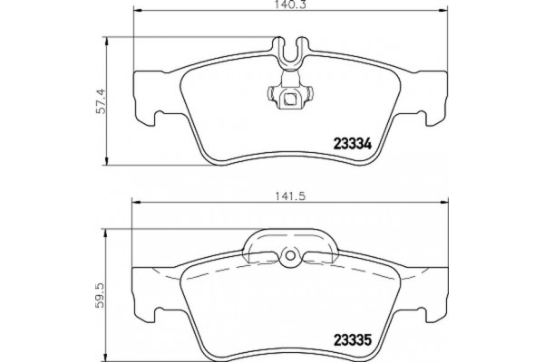 Don Σετ τακάκια, Δισκόφρενα - PCP1003