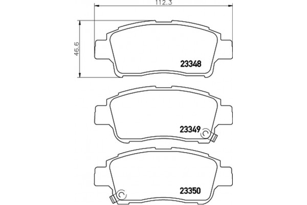 Don Σετ τακάκια, Δισκόφρενα - PCP1259