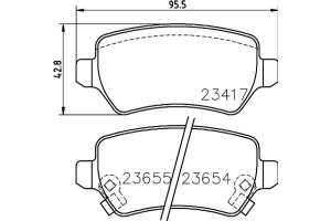 Don Σετ τακάκια, Δισκόφρενα - PCP1019