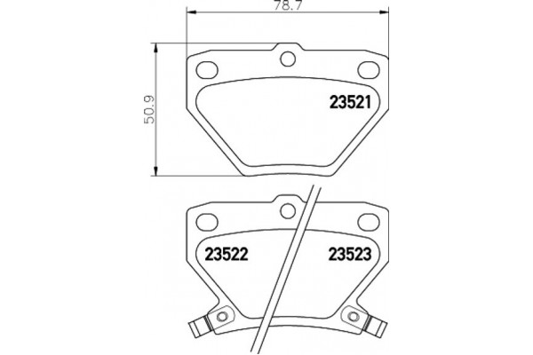 Don Σετ τακάκια, Δισκόφρενα - PCP1225