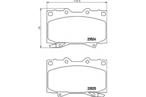Don Σετ τακάκια, Δισκόφρενα - PCP1382