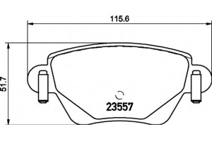 Don Σετ τακάκια, Δισκόφρενα - PCP1233