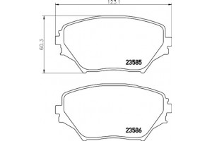 Don Σετ τακάκια, Δισκόφρενα - PCP1228