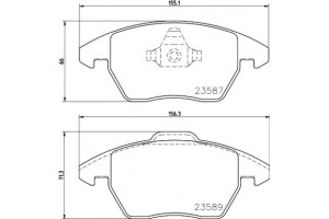 Don Σετ τακάκια, Δισκόφρενα - PCP1436