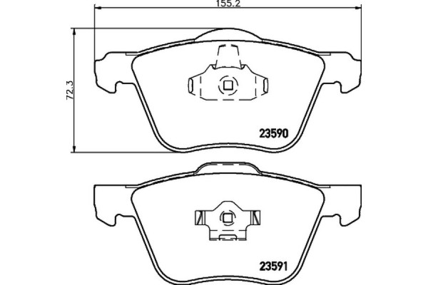 Don Σετ τακάκια, Δισκόφρενα - PCP1383