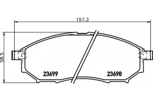 Don Σετ τακάκια, Δισκόφρενα - PCP1124