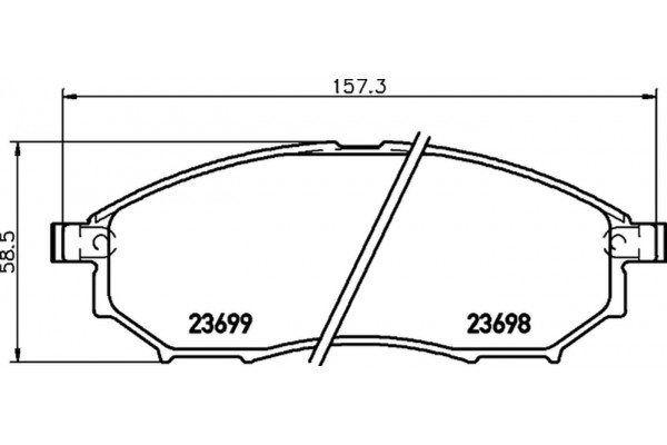 Don Σετ τακάκια, Δισκόφρενα - PCP1124