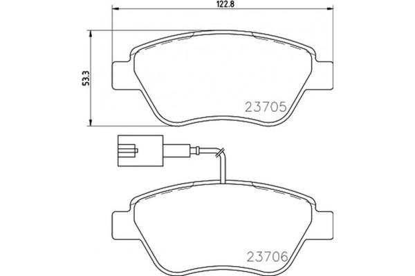Don Σετ τακάκια, Δισκόφρενα - PCP1064