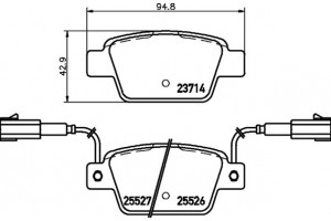 Don Σετ τακάκια, Δισκόφρενα - PCP1552