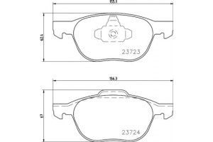 Don Σετ τακάκια, Δισκόφρενα - PCP1008