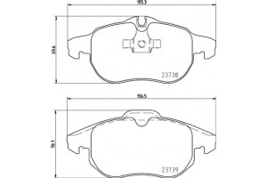 Don Σετ τακάκια, Δισκόφρενα - PCP1138