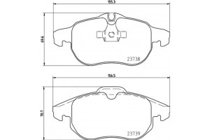 Don Σετ τακάκια, Δισκόφρενα - PCP1138