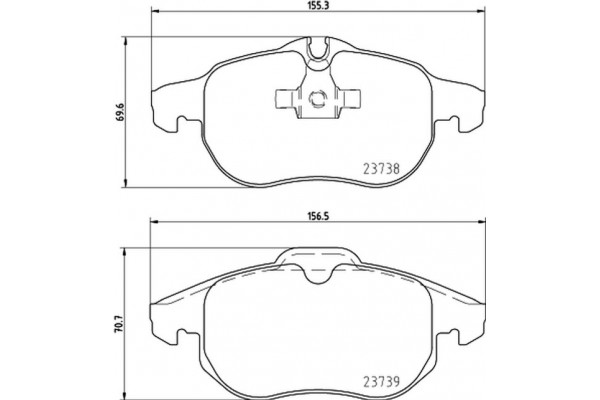 Don Σετ τακάκια, Δισκόφρενα - PCP1138