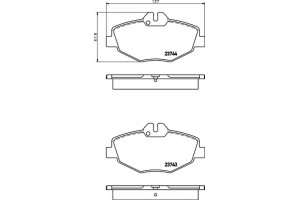 Don Σετ τακάκια, Δισκόφρενα - PCP1020