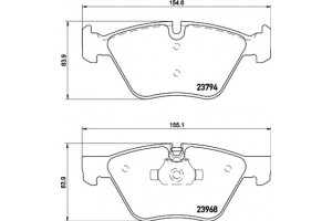 Don Σετ τακάκια, Δισκόφρενα - PCP1039