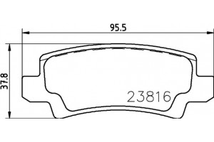 Don Σετ τακάκια, Δισκόφρενα - PCP1083