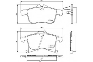 Don Σετ τακάκια, Δισκόφρενα - PCP1015