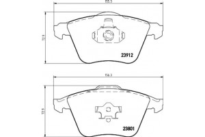 Don Σετ τακάκια, Δισκόφρενα - PCP1208