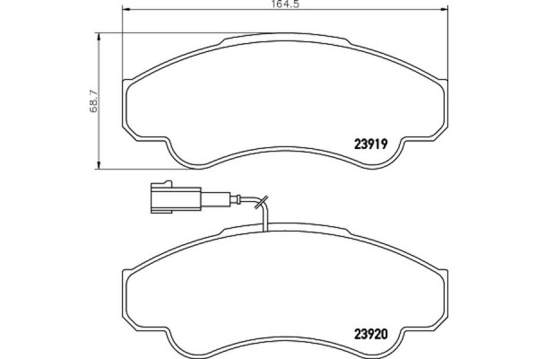 Don Σετ τακάκια, Δισκόφρενα - PCP1666