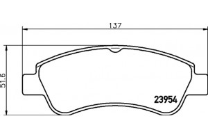 Don Σετ τακάκια, Δισκόφρενα - PCP1013