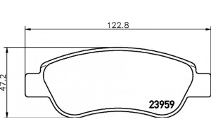 Don Σετ τακάκια, Δισκόφρενα - PCP1101