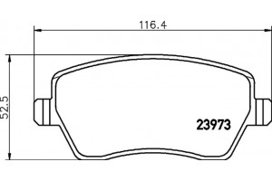 Don Σετ τακάκια, Δισκόφρενα - PCP1016