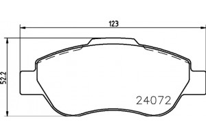 Don Σετ τακάκια, Δισκόφρενα - PCP1556