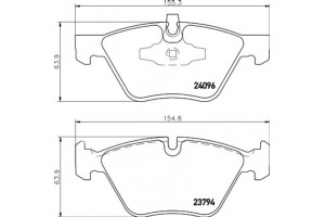 Don Σετ τακάκια, Δισκόφρενα - PCP1286