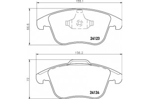 Don Σετ τακάκια, Δισκόφρενα - PCP1044