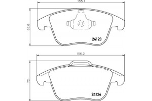 Don Σετ τακάκια, Δισκόφρενα - PCP1044