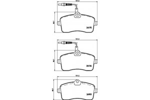 Don Σετ τακάκια, Δισκόφρενα - PCP1280
