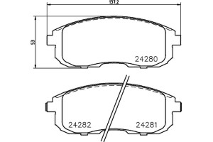 Don Σετ τακάκια, Δισκόφρενα - PCP1319