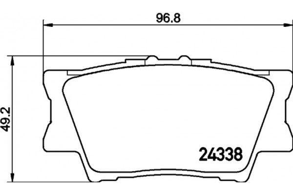 Don Σετ τακάκια, Δισκόφρενα - PCP1096