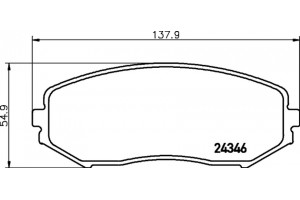 Don Σετ τακάκια, Δισκόφρενα - PCP1081