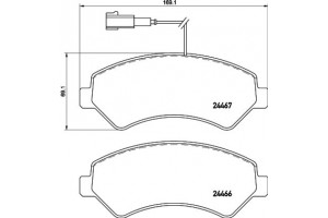 Don Σετ τακάκια, Δισκόφρενα - PCP1650