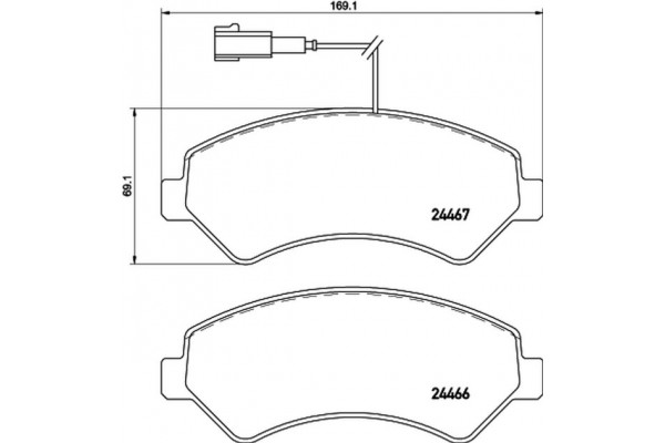Don Σετ τακάκια, Δισκόφρενα - PCP1650