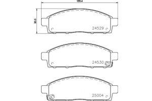 Don Σετ τακάκια, Δισκόφρενα - PCP1114